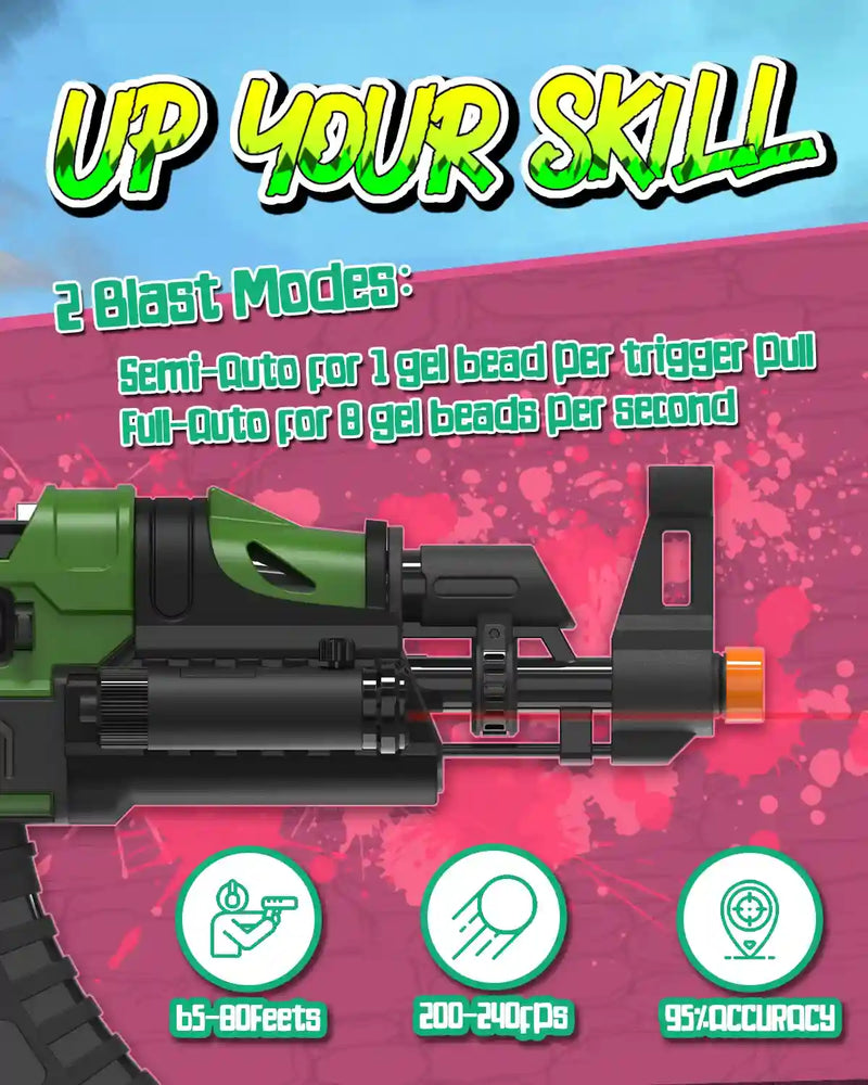 YaGee®AK47 Electric Orbeez Ball Gun,Green
