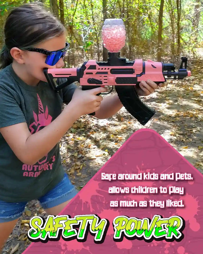 YaGee AK Gel Ball Blaster Gun 2022, rosa