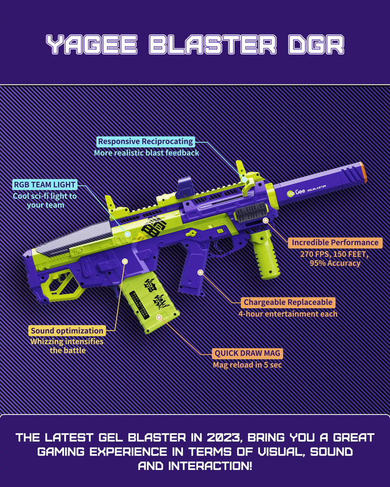 YaGee Gel Ball Blaster DGR: LEI  2023